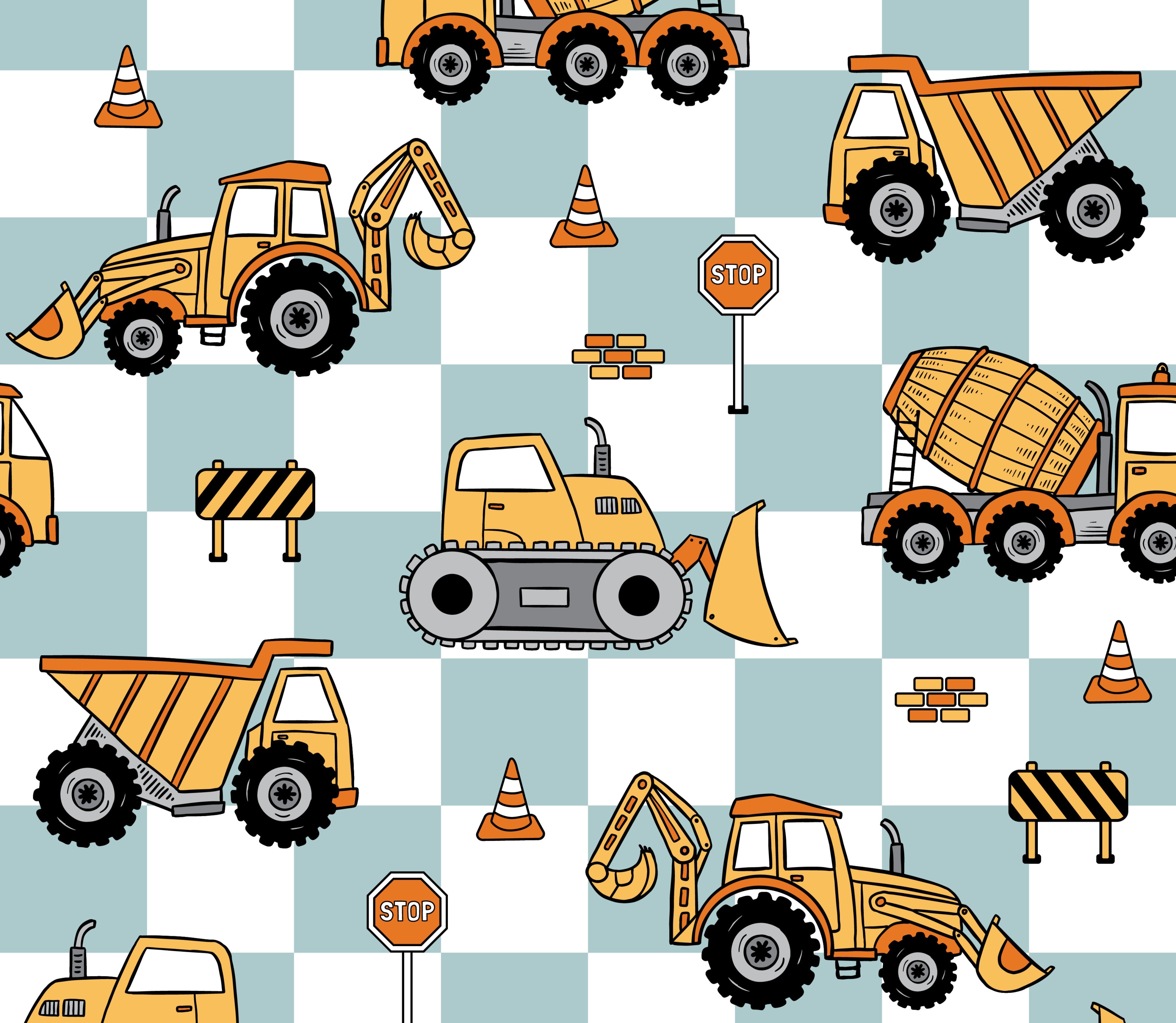 Checkered Dump Trucks